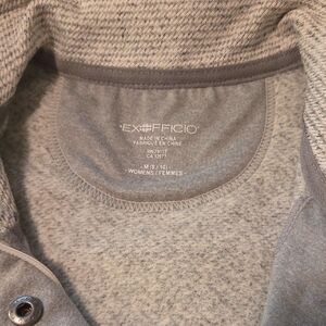 ExOfficio Men's Zip Up Sweater in Gray